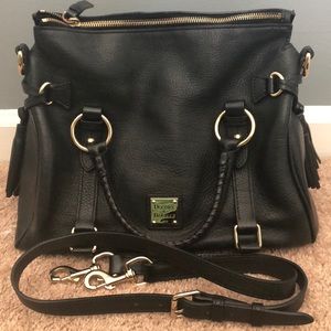 Dooney & Bourke black medium Florentine satchel